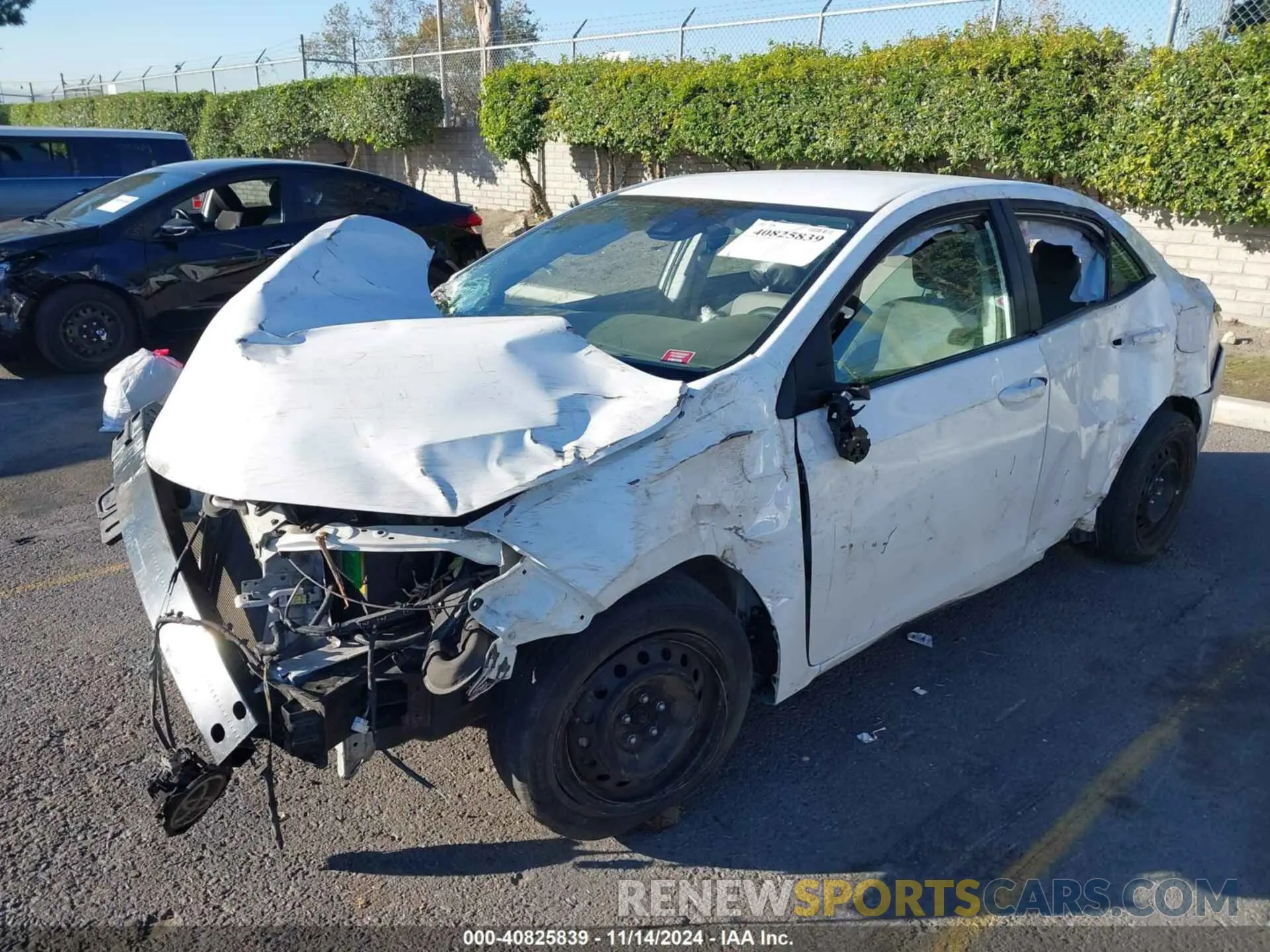 2 Photograph of a damaged car 5YFBURHE0KP918650 TOYOTA COROLLA 2019