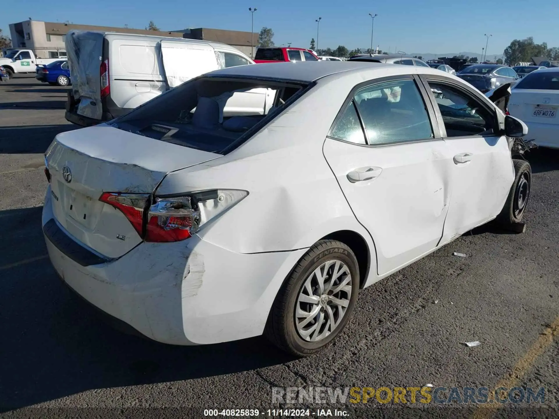 4 Photograph of a damaged car 5YFBURHE0KP918650 TOYOTA COROLLA 2019
