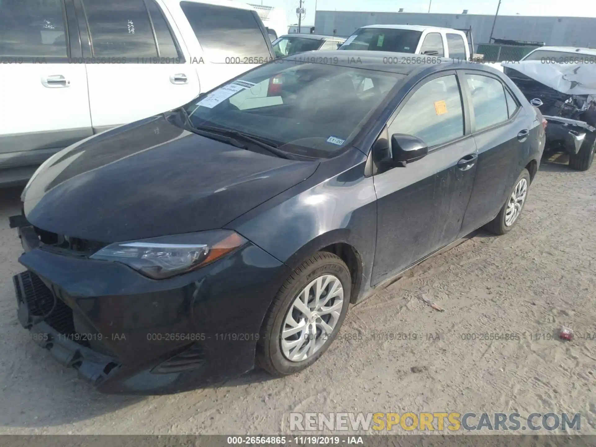 2 Photograph of a damaged car 5YFBURHE0KP919488 TOYOTA COROLLA 2019