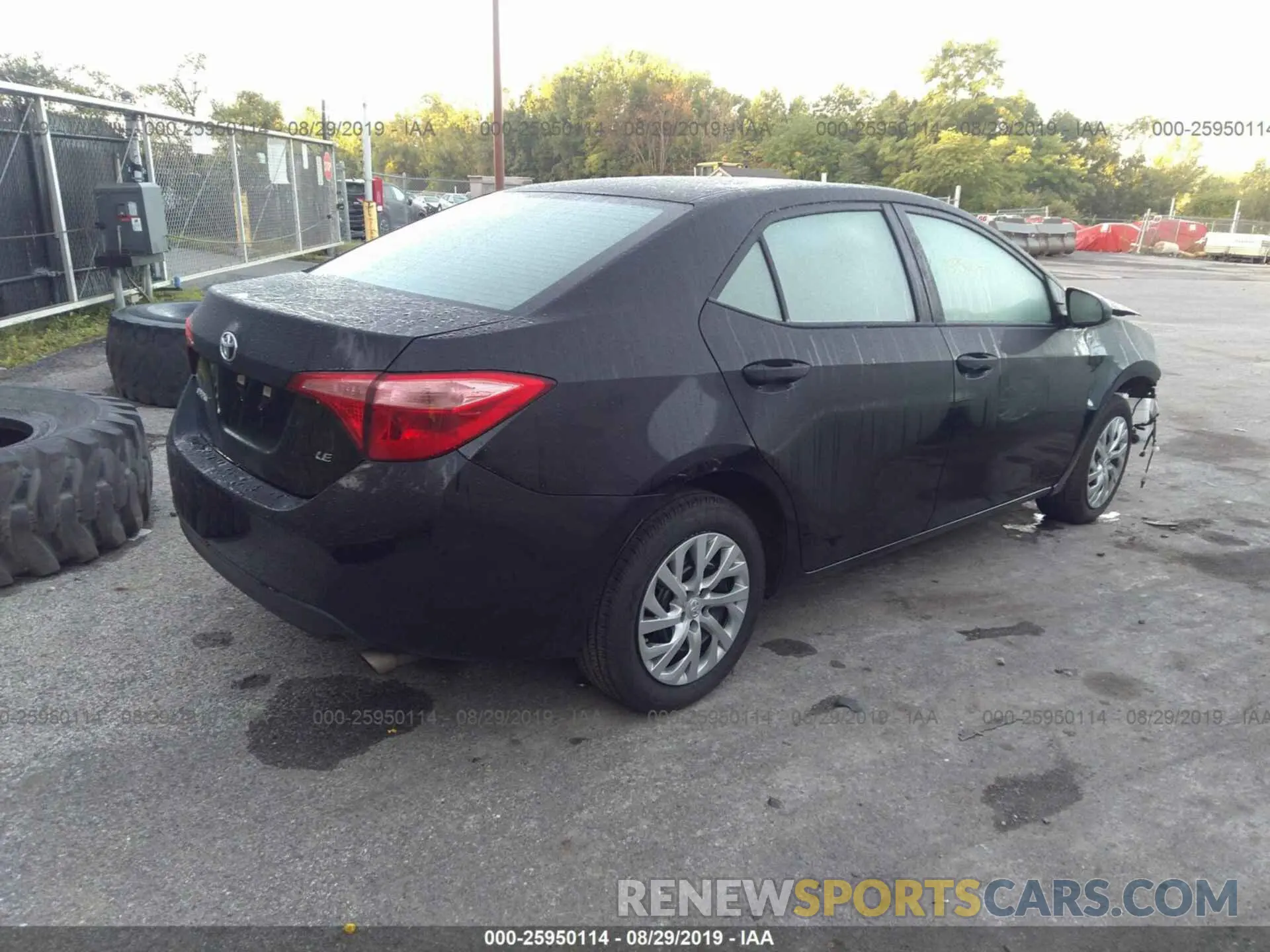 4 Photograph of a damaged car 5YFBURHE0KP921144 TOYOTA COROLLA 2019