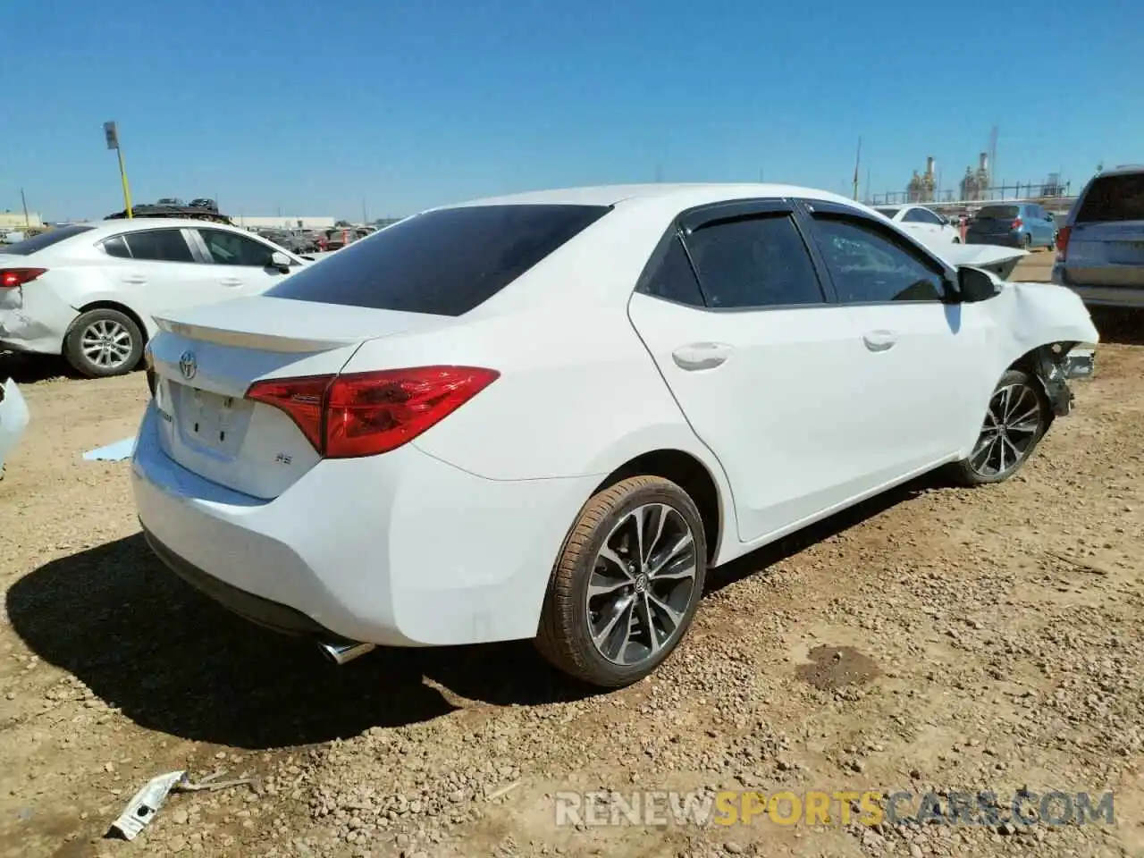 4 Photograph of a damaged car 5YFBURHE0KP921614 TOYOTA COROLLA 2019