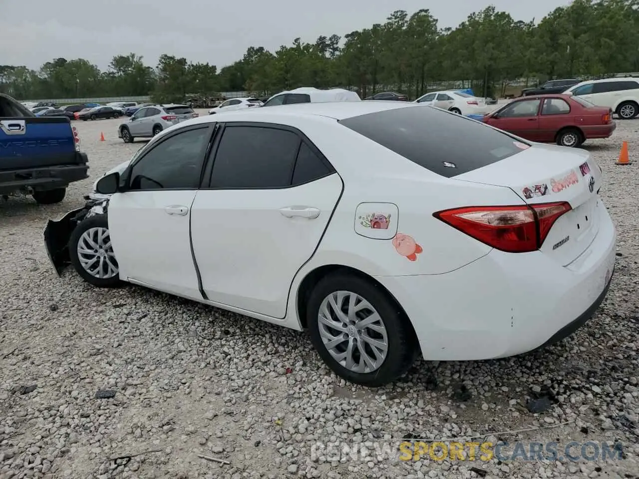 2 Photograph of a damaged car 5YFBURHE0KP924903 TOYOTA COROLLA 2019