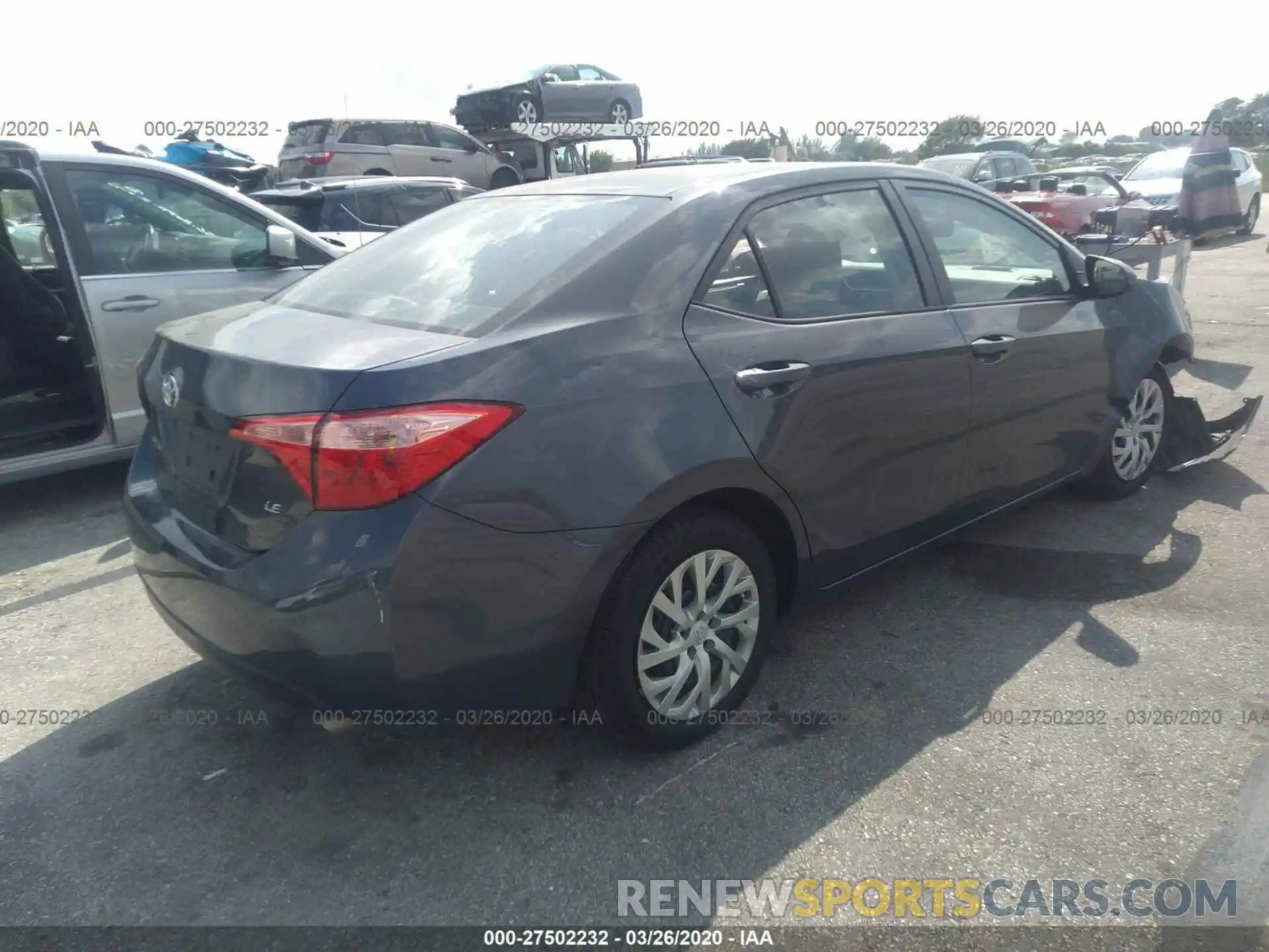 4 Photograph of a damaged car 5YFBURHE0KP925985 TOYOTA COROLLA 2019