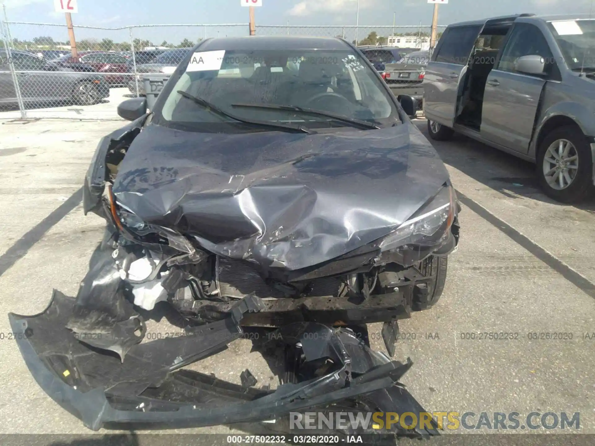 6 Photograph of a damaged car 5YFBURHE0KP925985 TOYOTA COROLLA 2019