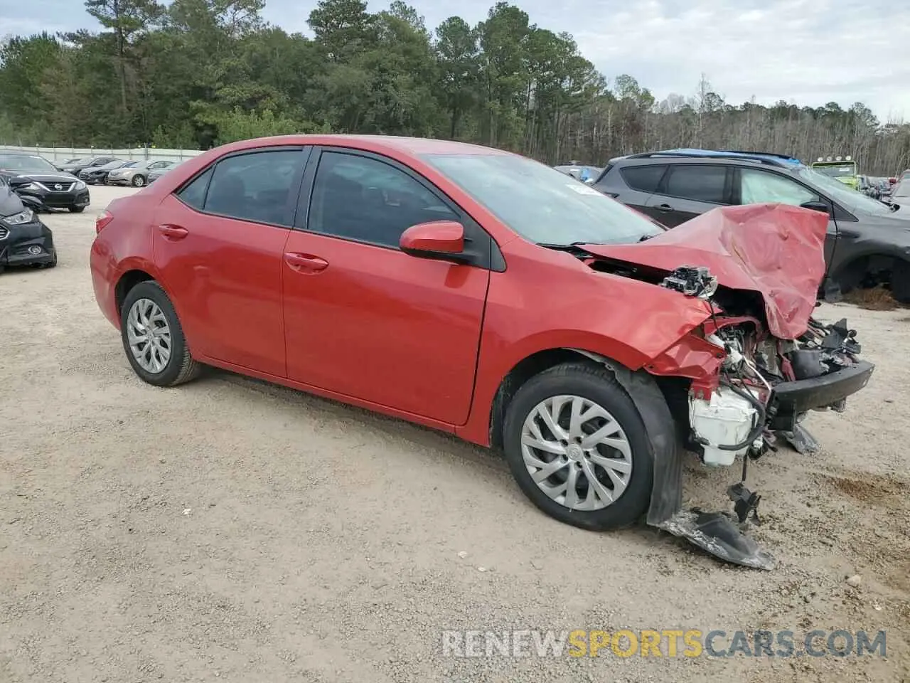 4 Photograph of a damaged car 5YFBURHE0KP930460 TOYOTA COROLLA 2019