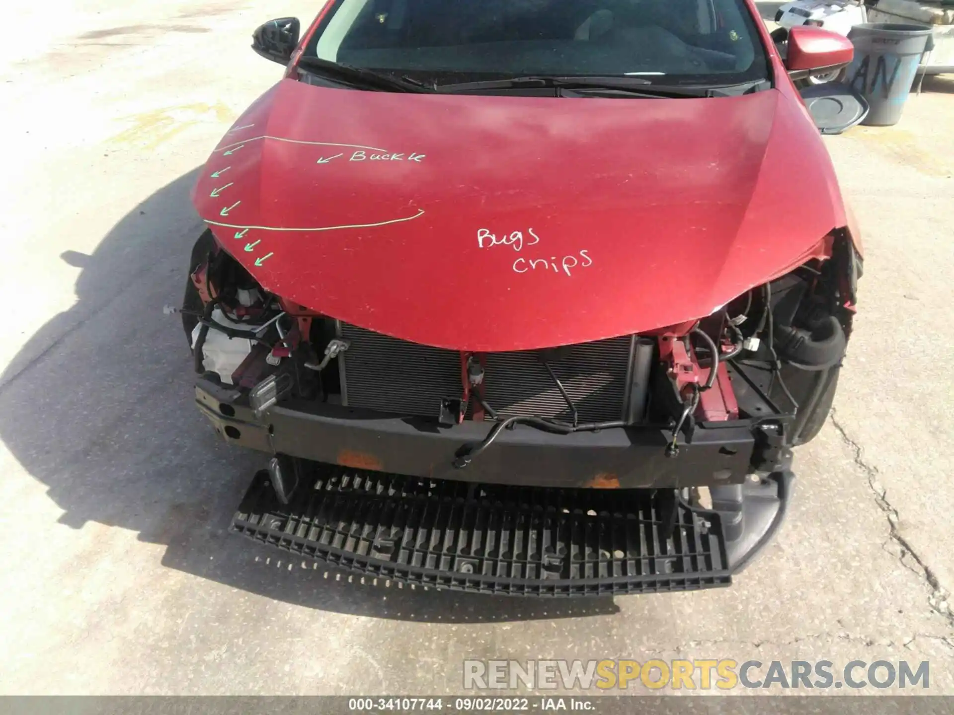 6 Photograph of a damaged car 5YFBURHE0KP930488 TOYOTA COROLLA 2019