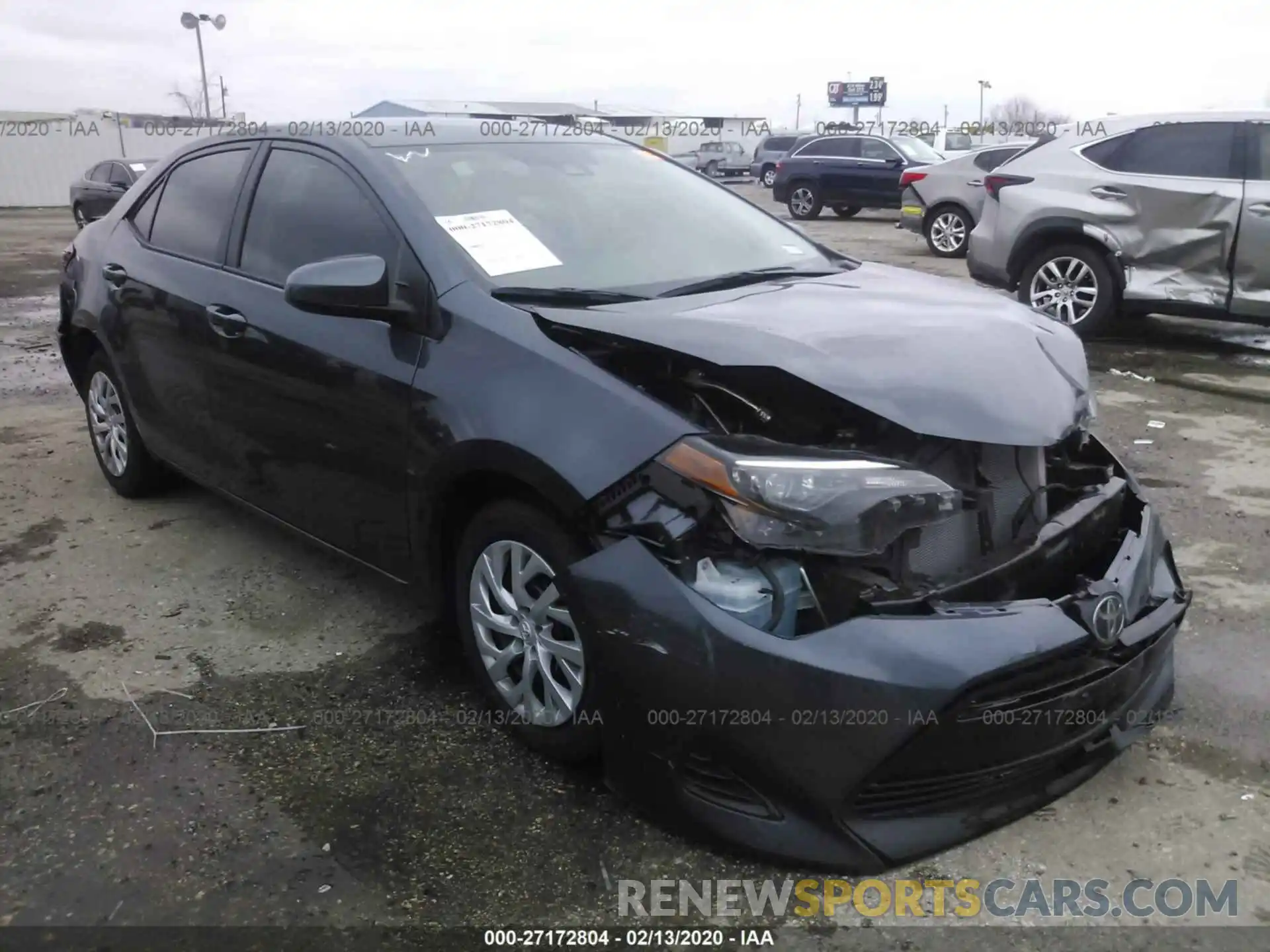 1 Photograph of a damaged car 5YFBURHE0KP930622 TOYOTA COROLLA 2019