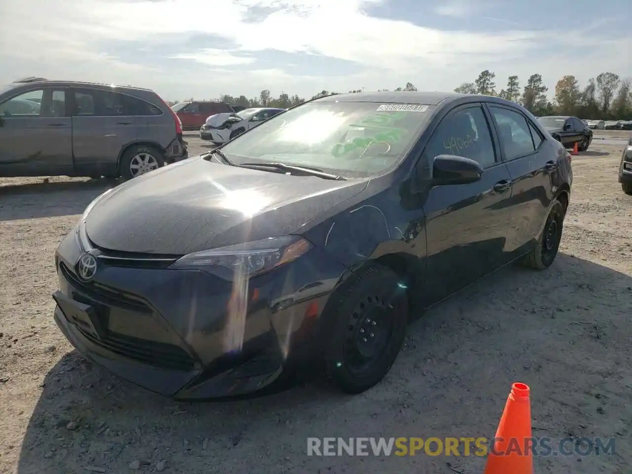 2 Photograph of a damaged car 5YFBURHE0KP934766 TOYOTA COROLLA 2019