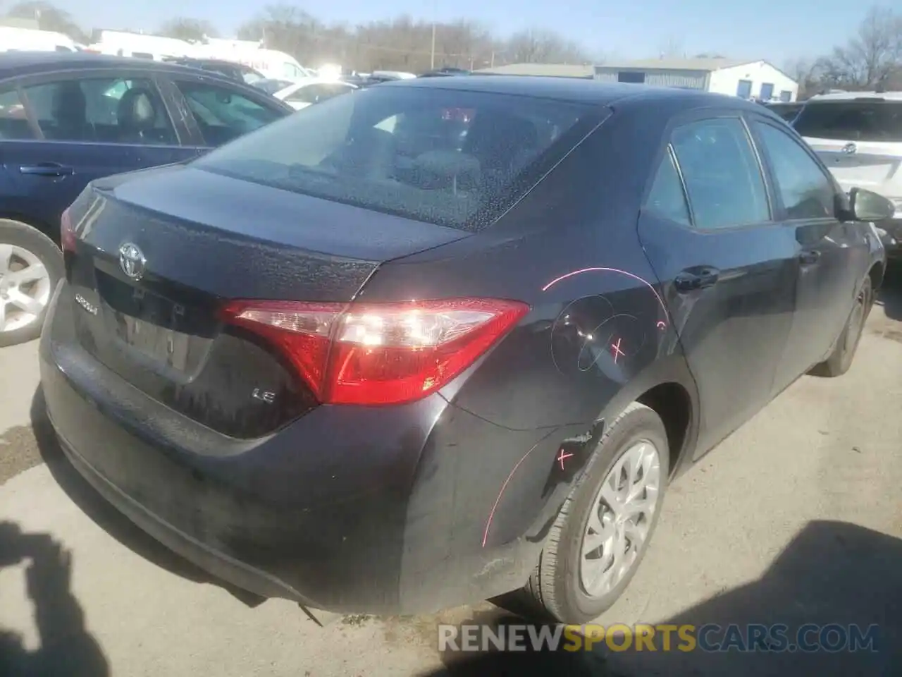 4 Photograph of a damaged car 5YFBURHE0KP936159 TOYOTA COROLLA 2019