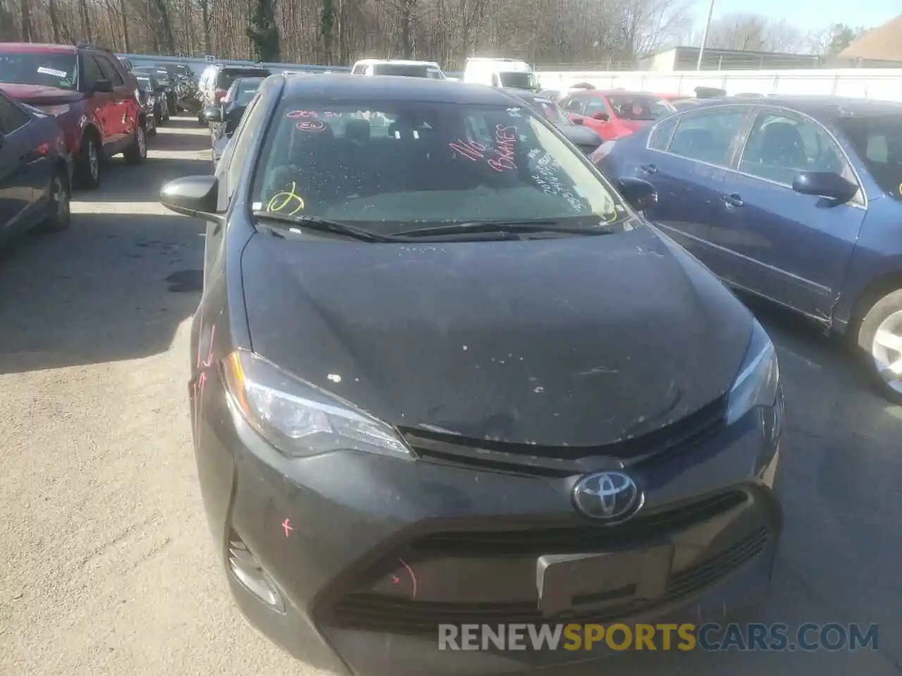 7 Photograph of a damaged car 5YFBURHE0KP936159 TOYOTA COROLLA 2019