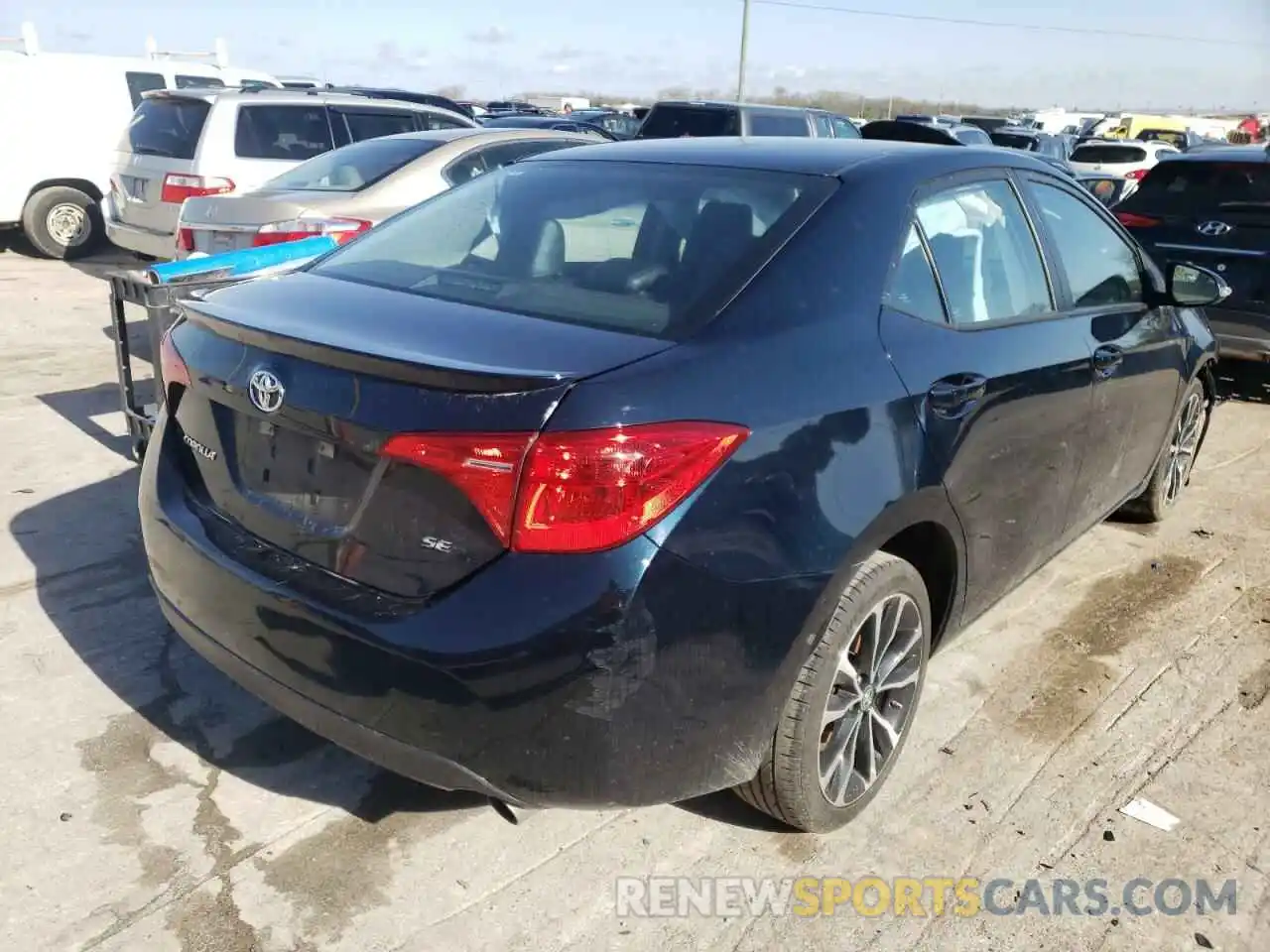 4 Photograph of a damaged car 5YFBURHE0KP936646 TOYOTA COROLLA 2019