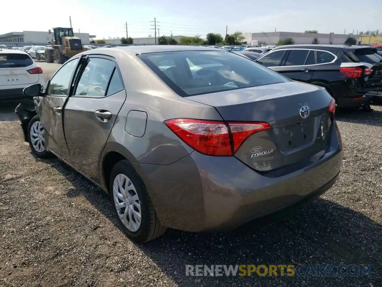 3 Photograph of a damaged car 5YFBURHE0KP937330 TOYOTA COROLLA 2019