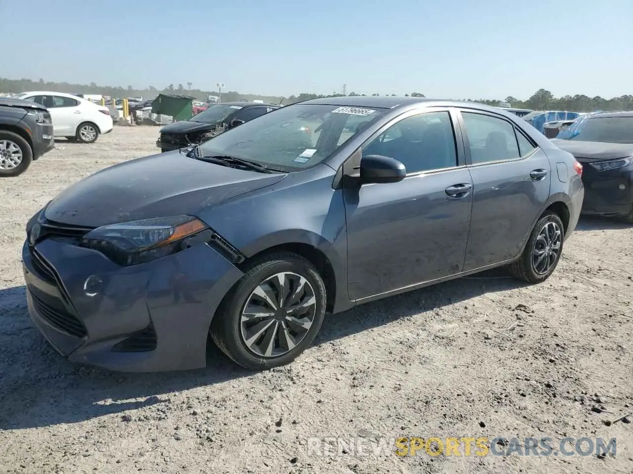 1 Photograph of a damaged car 5YFBURHE0KP937893 TOYOTA COROLLA 2019