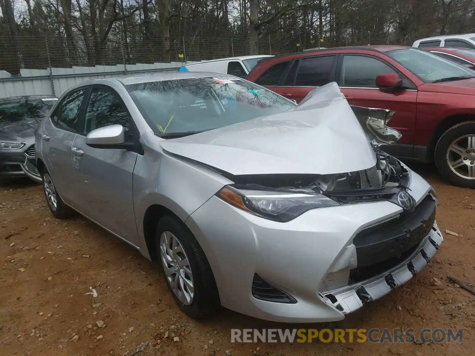 1 Photograph of a damaged car 5YFBURHE0KP938929 TOYOTA COROLLA 2019