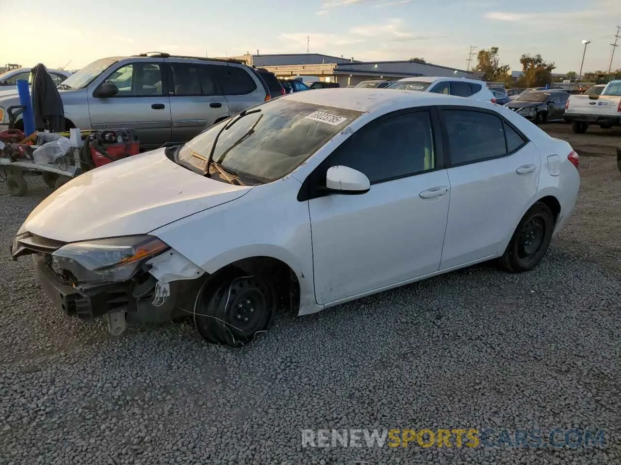 1 Photograph of a damaged car 5YFBURHE0KP940437 TOYOTA COROLLA 2019