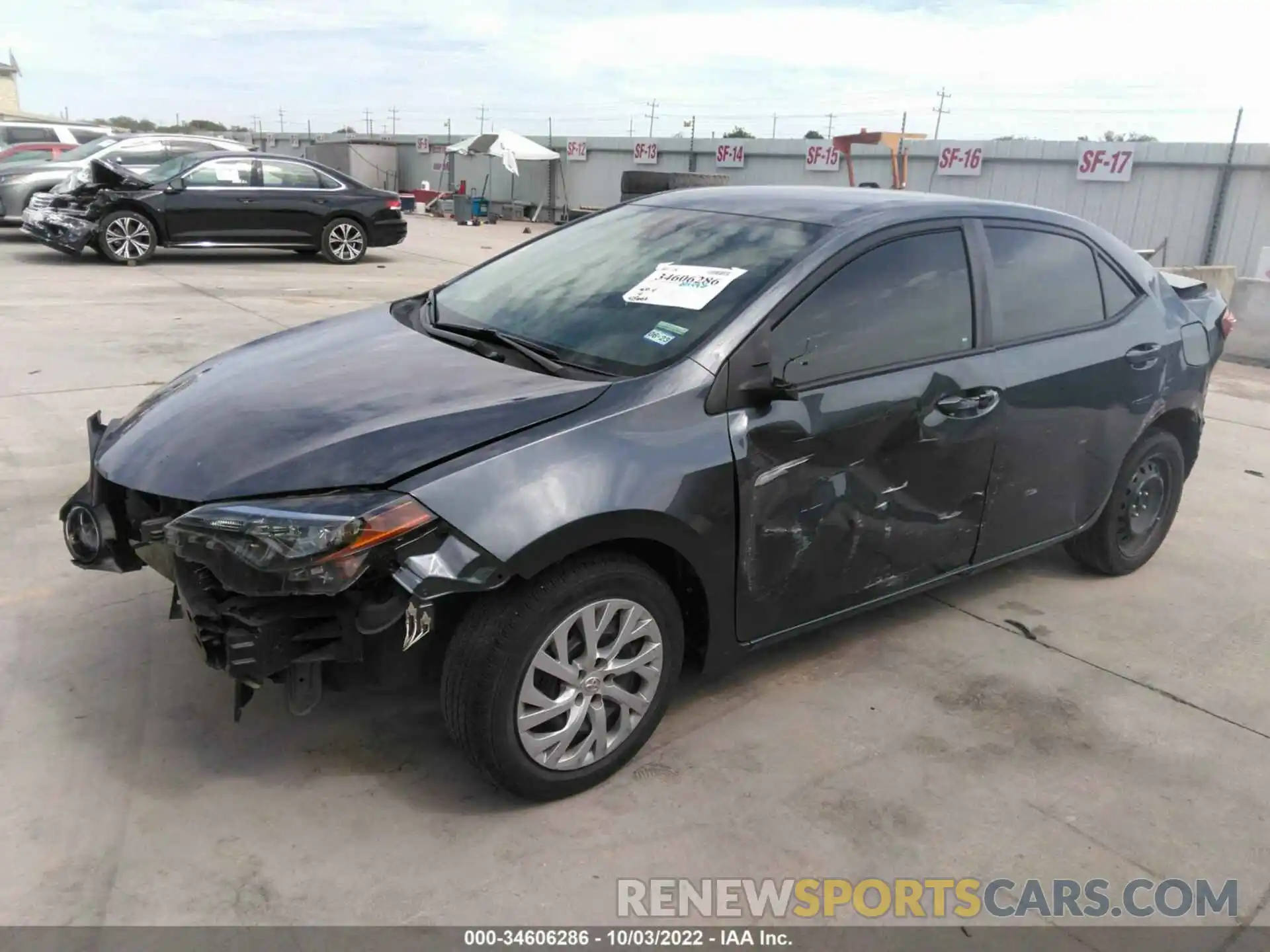 2 Photograph of a damaged car 5YFBURHE0KP942673 TOYOTA COROLLA 2019