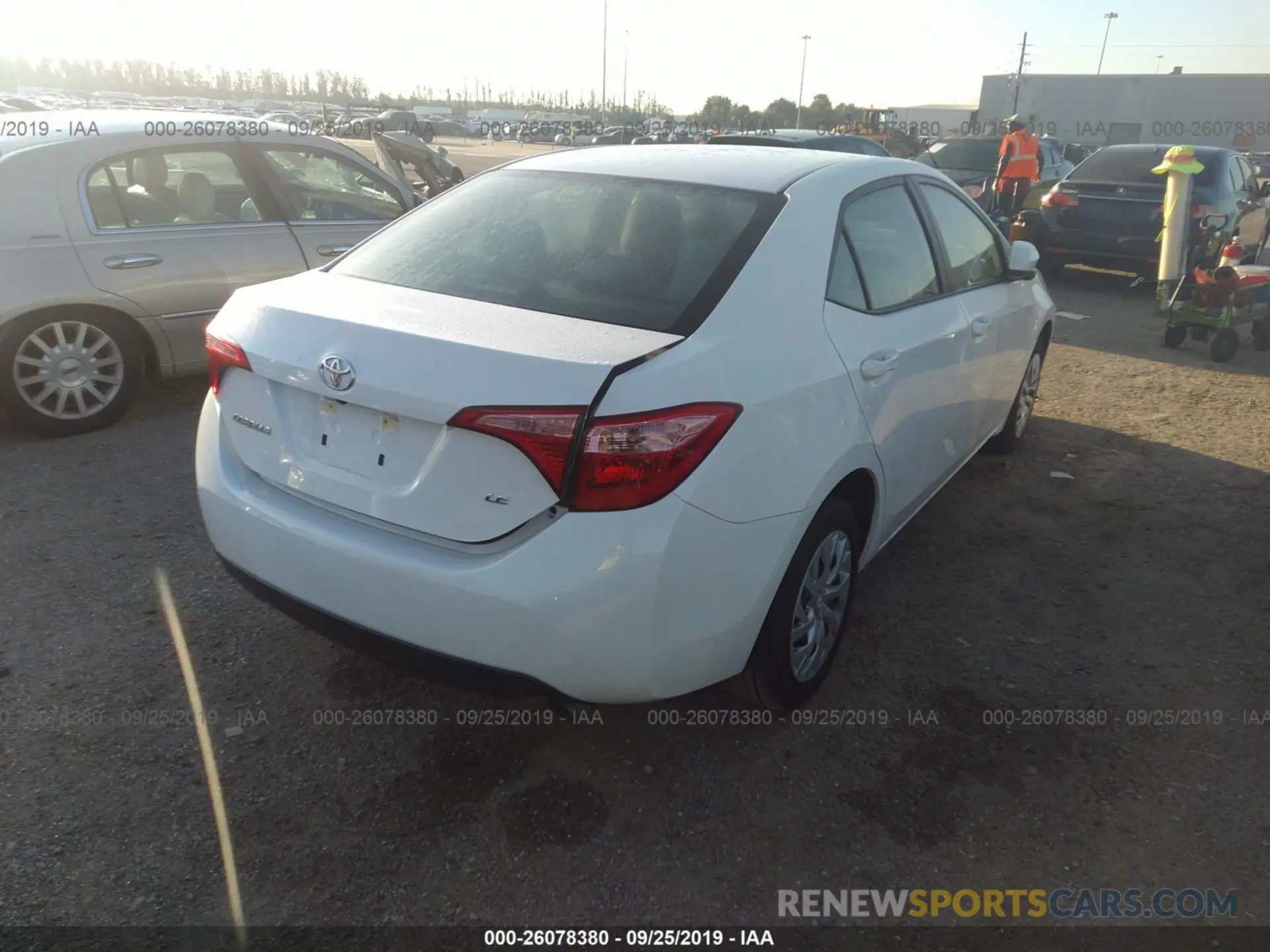 4 Photograph of a damaged car 5YFBURHE0KP944097 TOYOTA COROLLA 2019