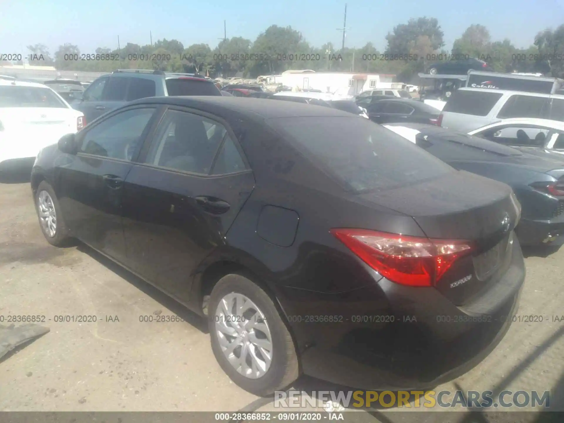 3 Photograph of a damaged car 5YFBURHE0KP944326 TOYOTA COROLLA 2019