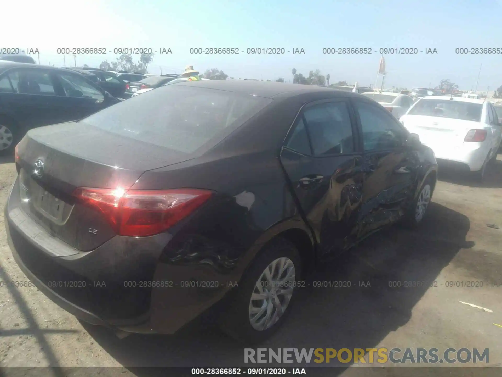 4 Photograph of a damaged car 5YFBURHE0KP944326 TOYOTA COROLLA 2019