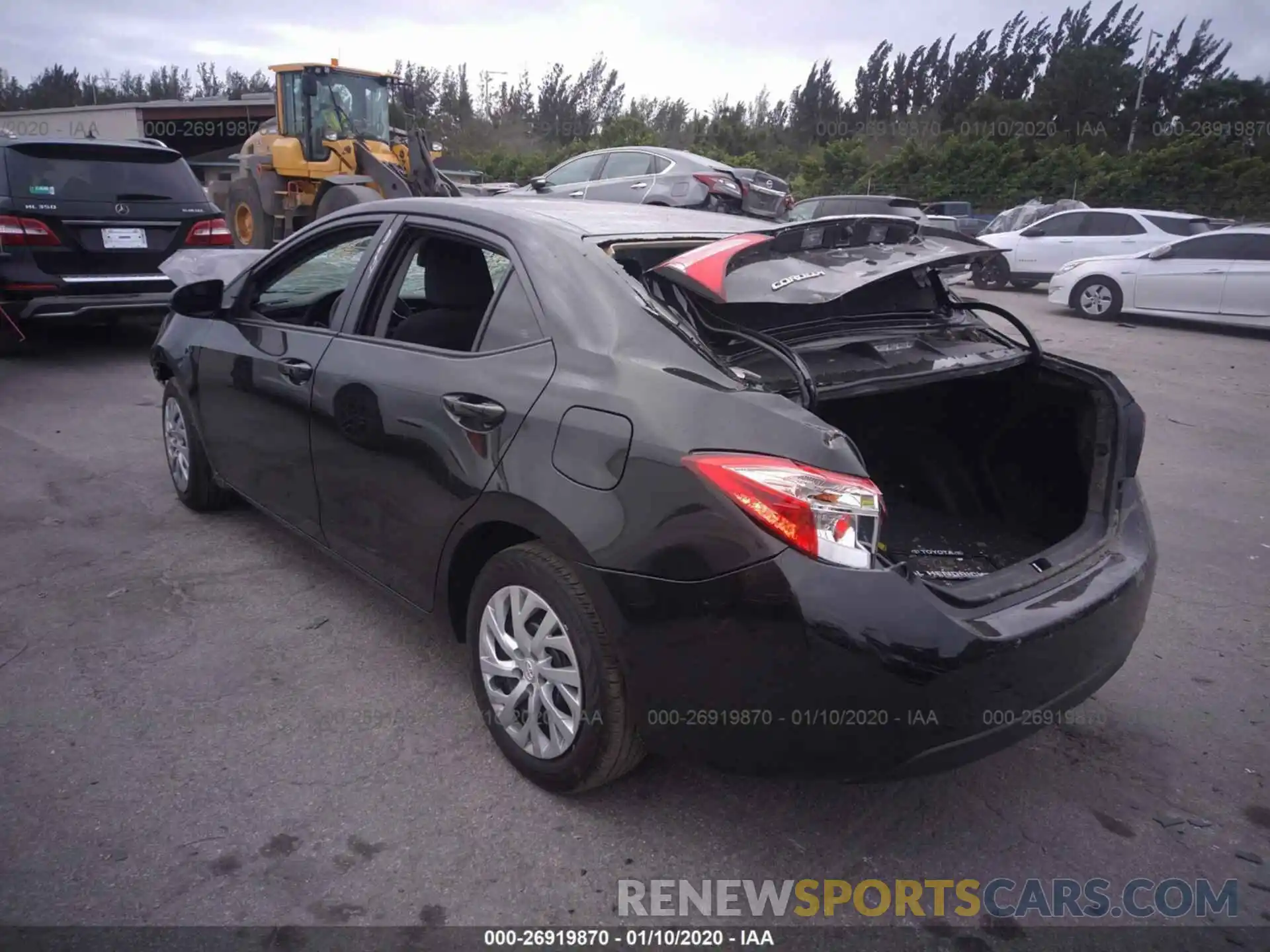 3 Photograph of a damaged car 5YFBURHE0KP944701 TOYOTA COROLLA 2019