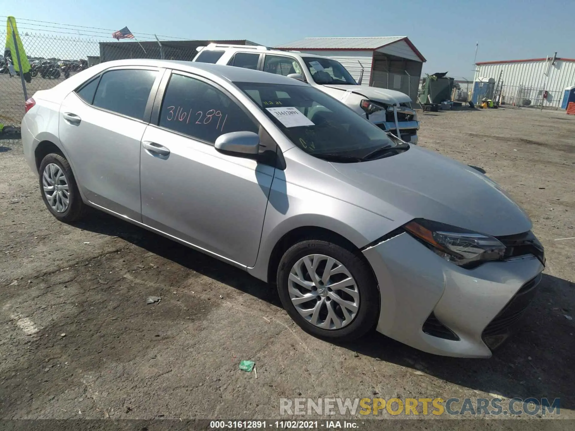 1 Photograph of a damaged car 5YFBURHE0KP944715 TOYOTA COROLLA 2019