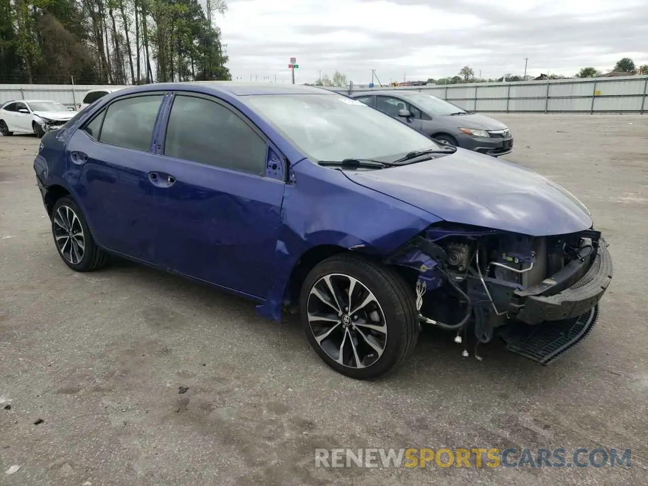 4 Photograph of a damaged car 5YFBURHE0KP946464 TOYOTA COROLLA 2019