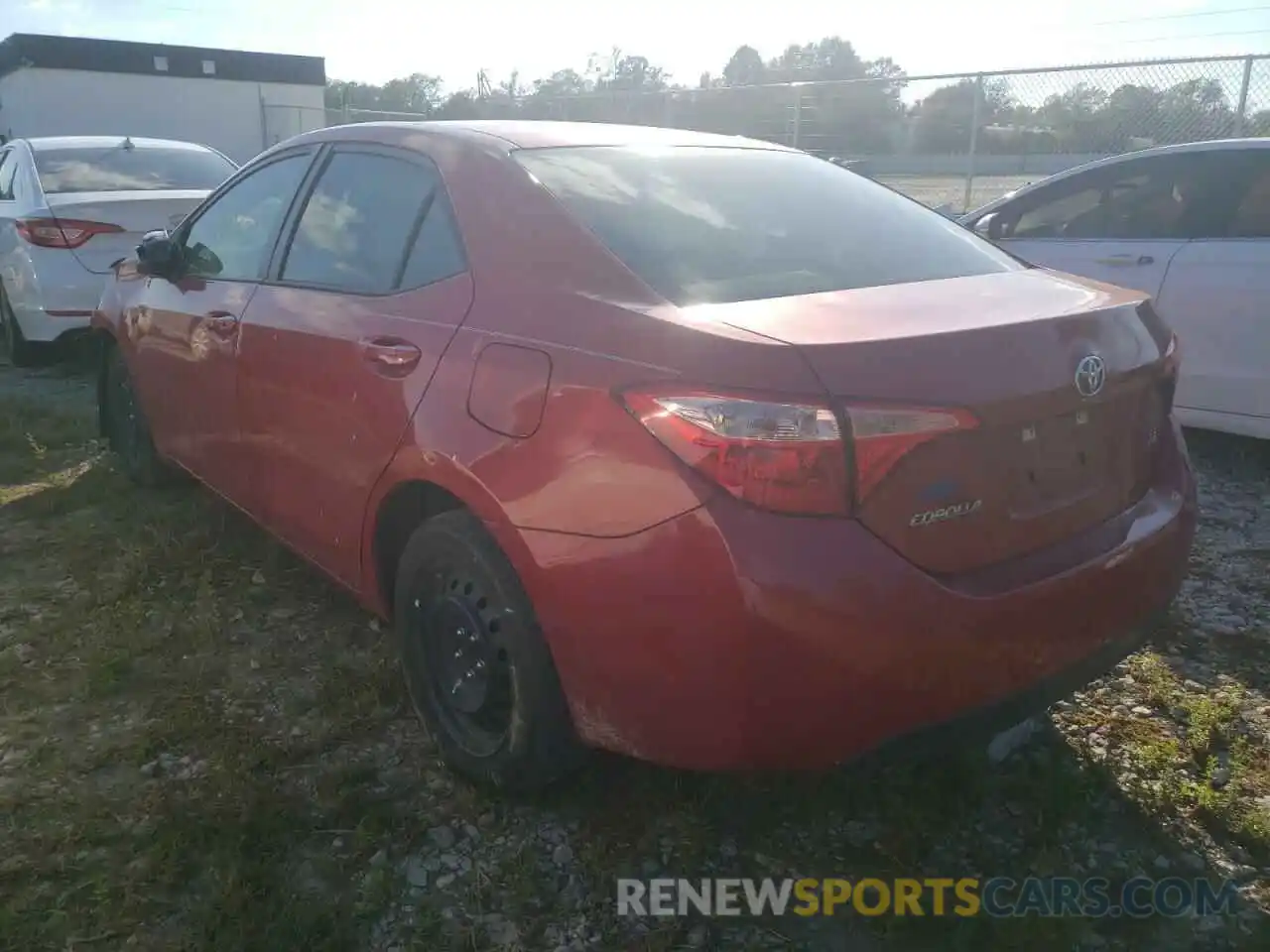 3 Photograph of a damaged car 5YFBURHE0KP947288 TOYOTA COROLLA 2019