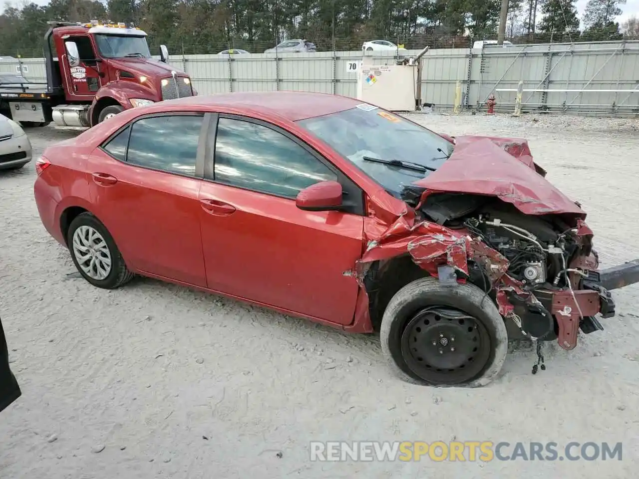 4 Photograph of a damaged car 5YFBURHE0KP947338 TOYOTA COROLLA 2019