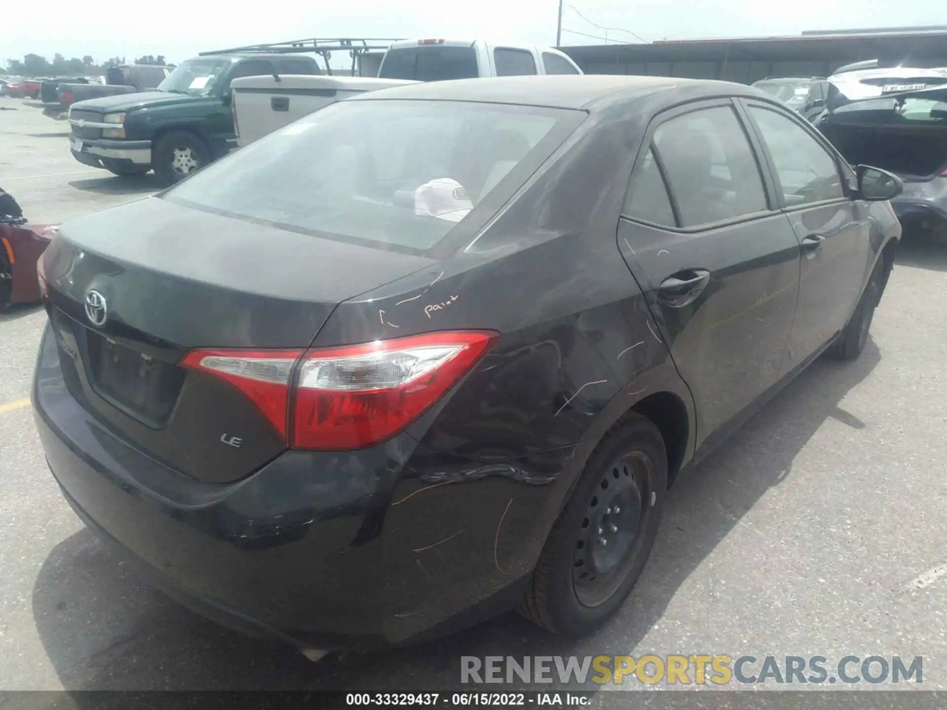 4 Photograph of a damaged car 5YFBURHE1KP860452 TOYOTA COROLLA 2019