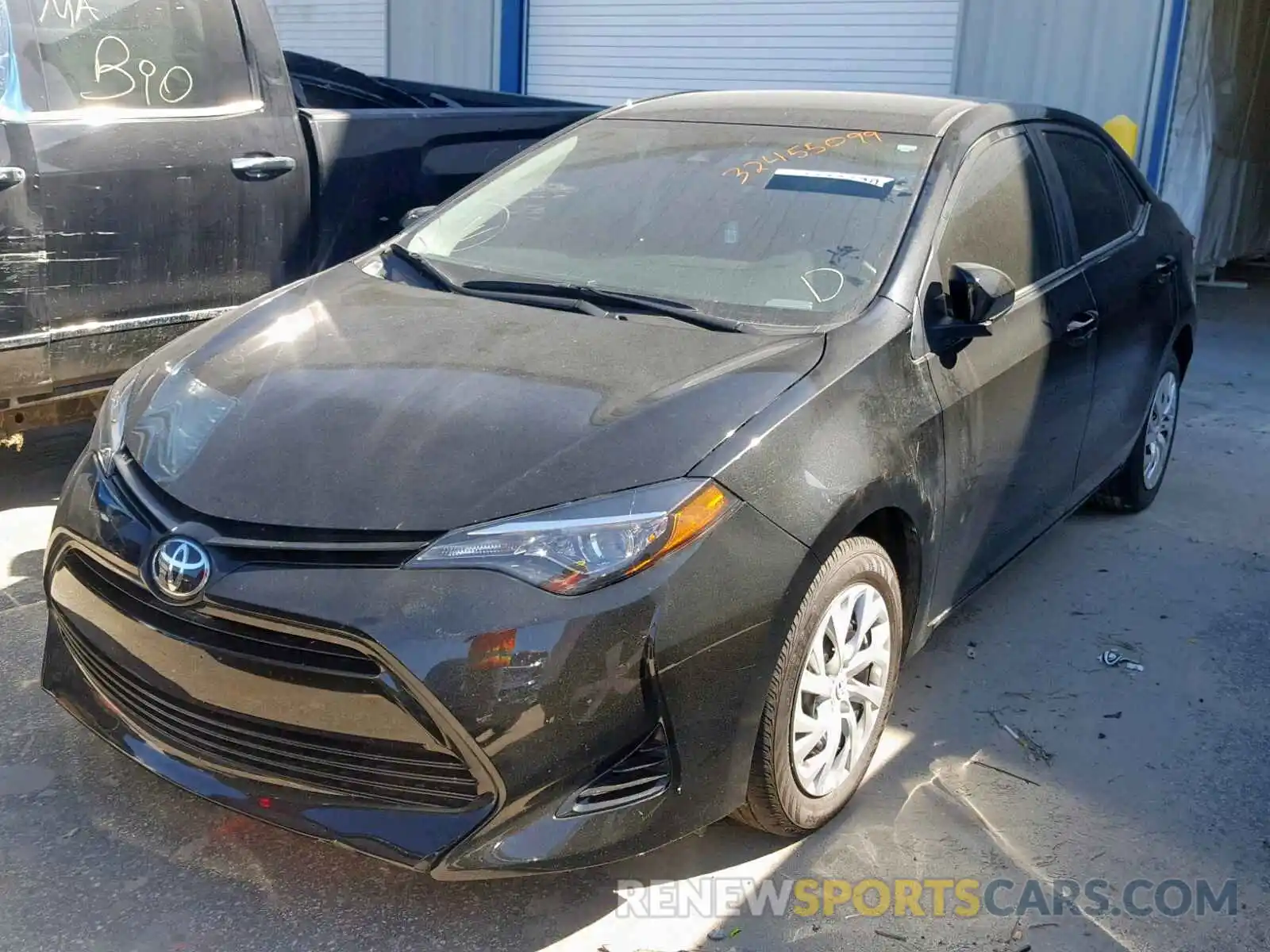 2 Photograph of a damaged car 5YFBURHE1KP861827 TOYOTA COROLLA 2019