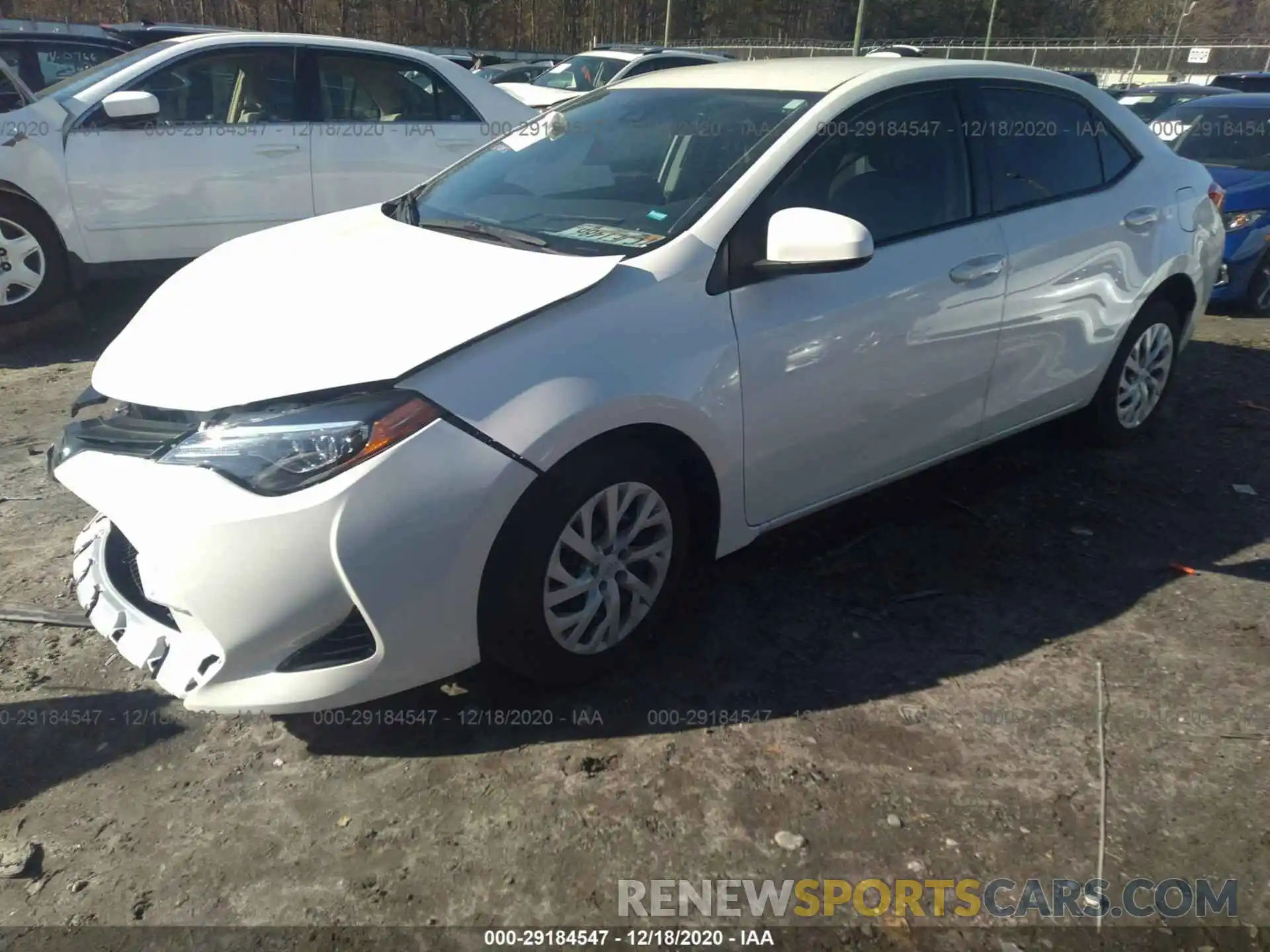 2 Photograph of a damaged car 5YFBURHE1KP862413 TOYOTA COROLLA 2019