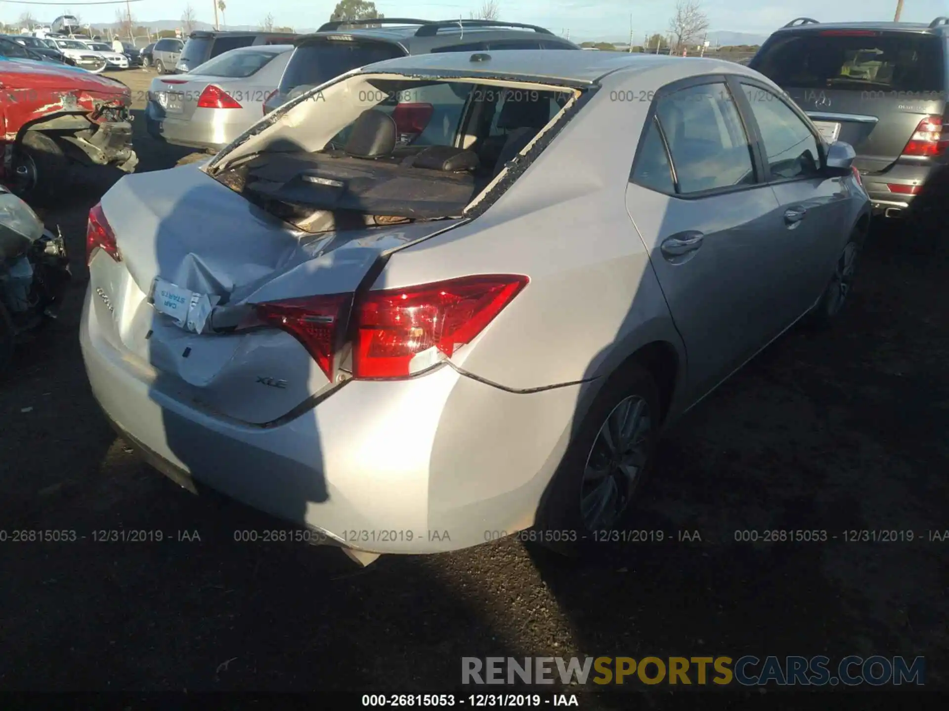 4 Photograph of a damaged car 5YFBURHE1KP866638 TOYOTA COROLLA 2019