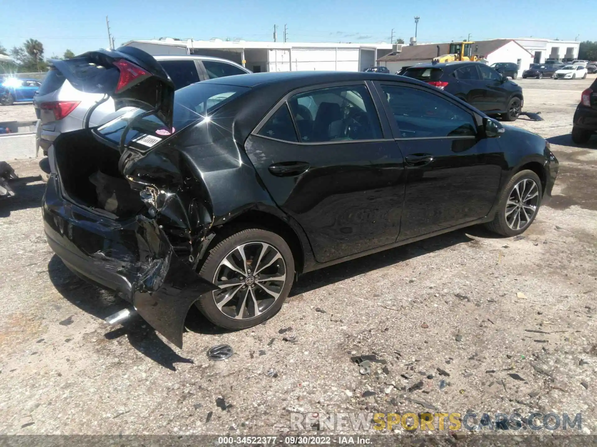 4 Photograph of a damaged car 5YFBURHE1KP868535 TOYOTA COROLLA 2019