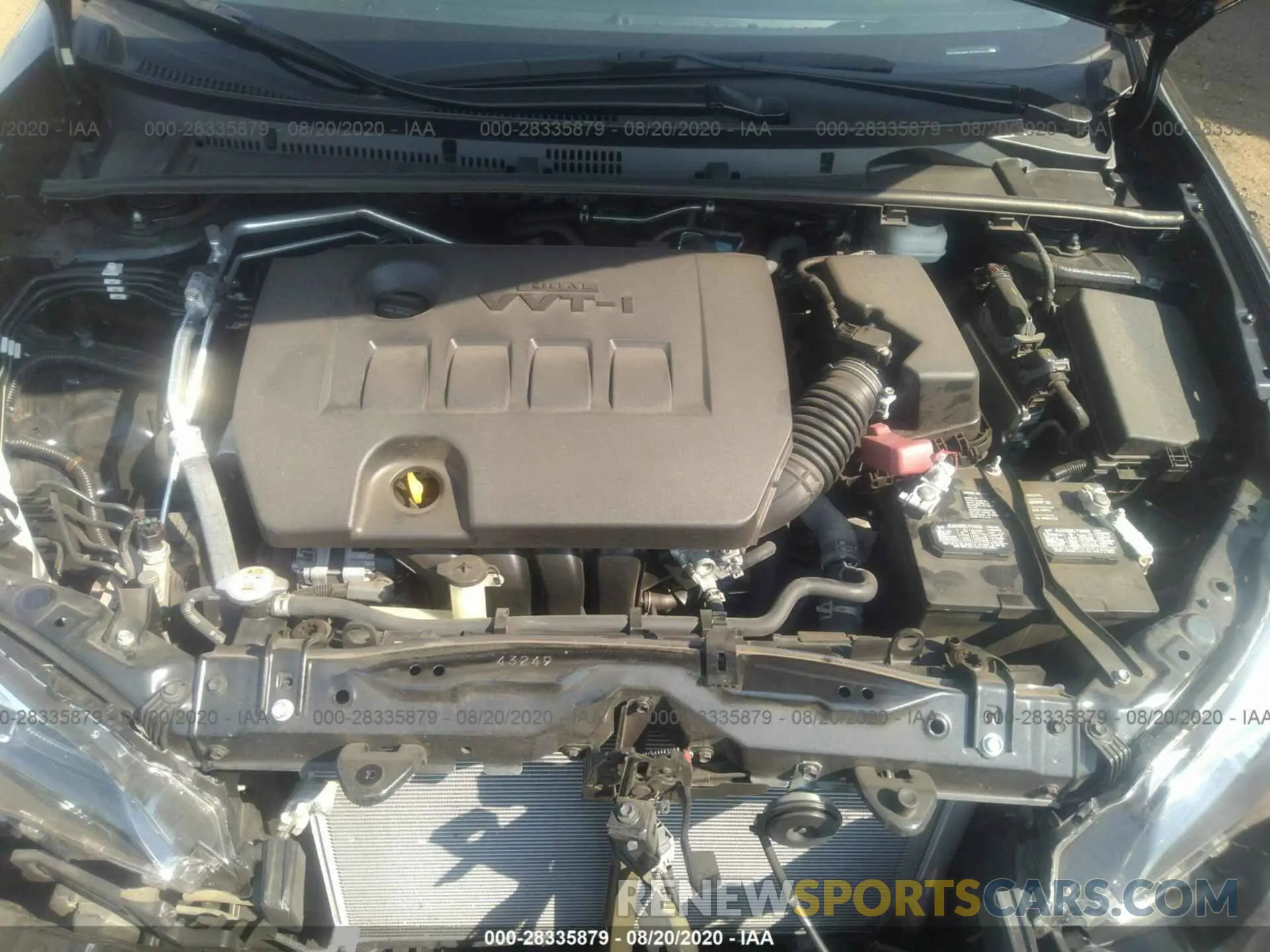 10 Photograph of a damaged car 5YFBURHE1KP868616 TOYOTA COROLLA 2019