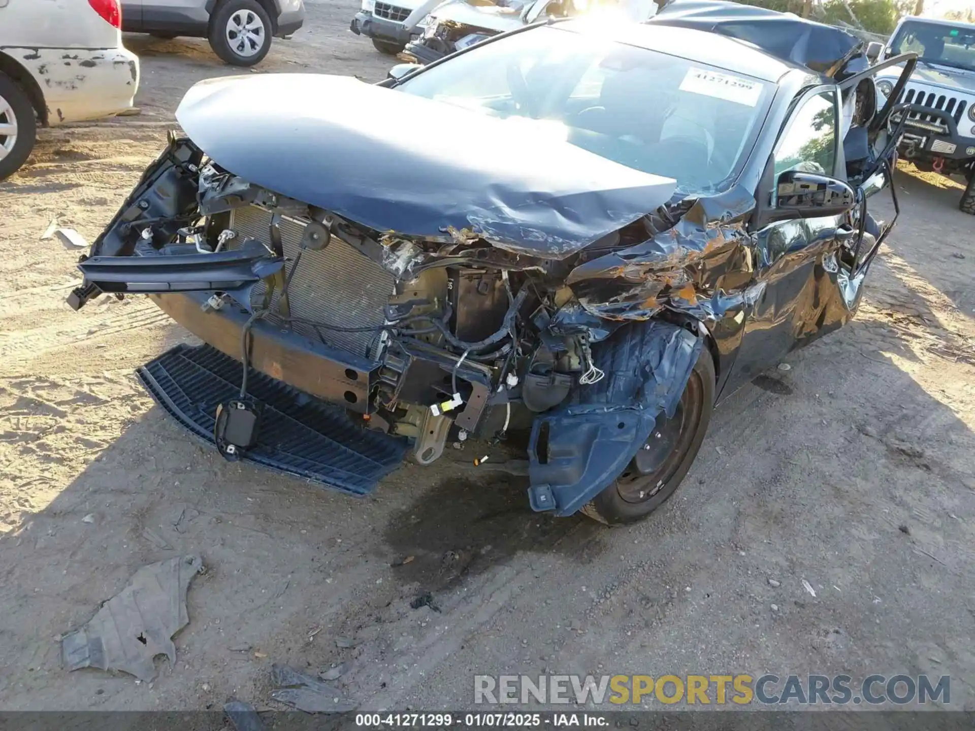 2 Photograph of a damaged car 5YFBURHE1KP870639 TOYOTA COROLLA 2019