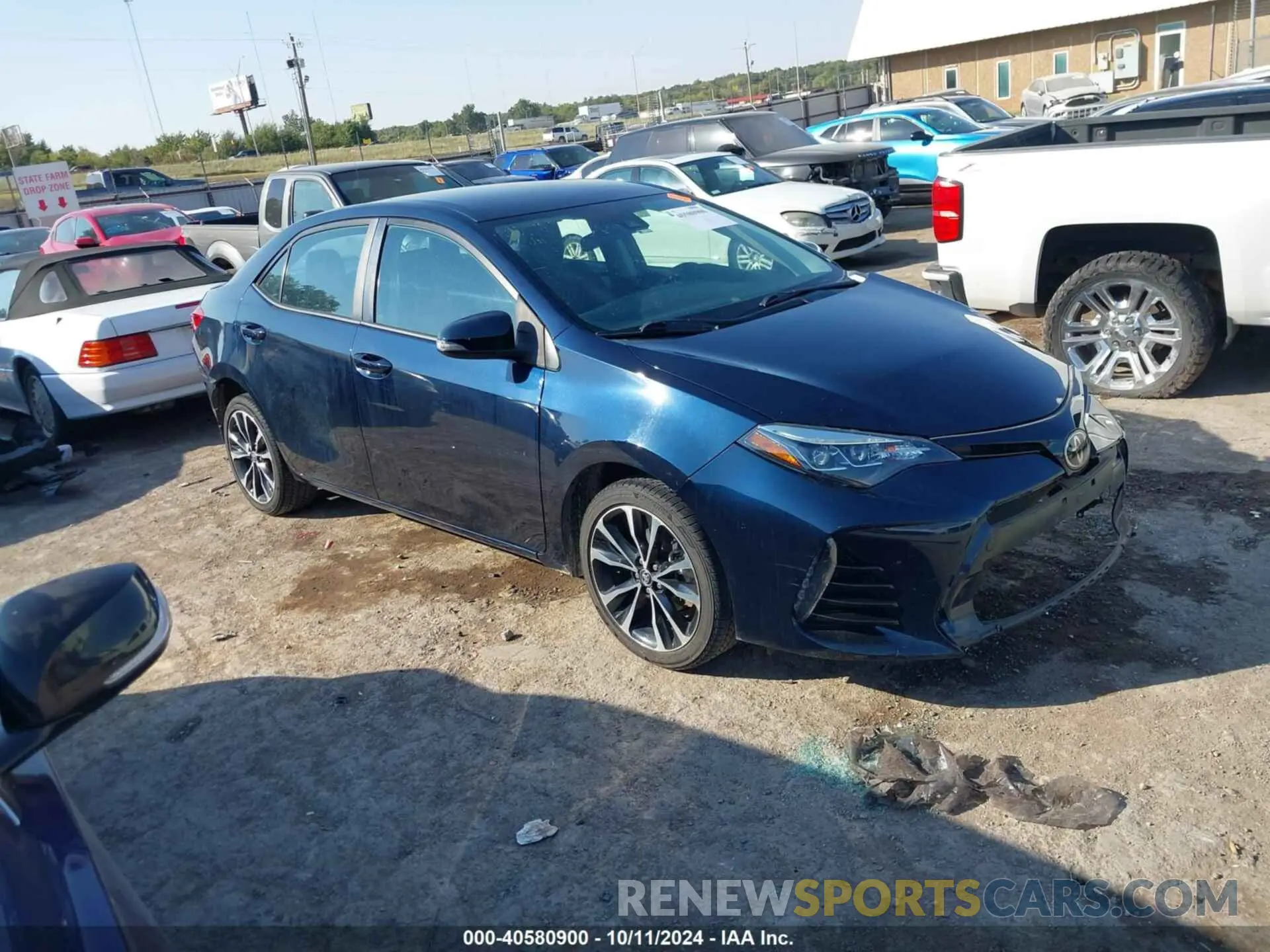 1 Photograph of a damaged car 5YFBURHE1KP871421 TOYOTA COROLLA 2019