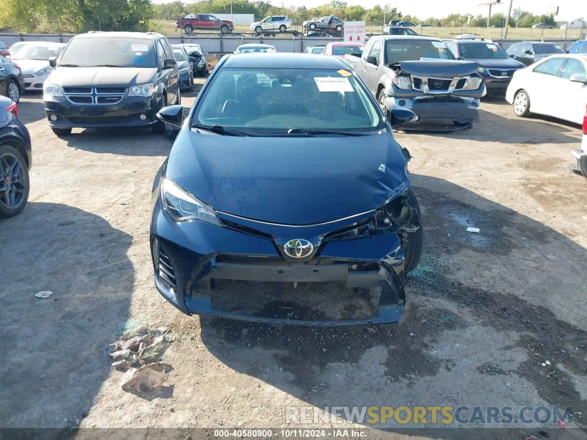 12 Photograph of a damaged car 5YFBURHE1KP871421 TOYOTA COROLLA 2019