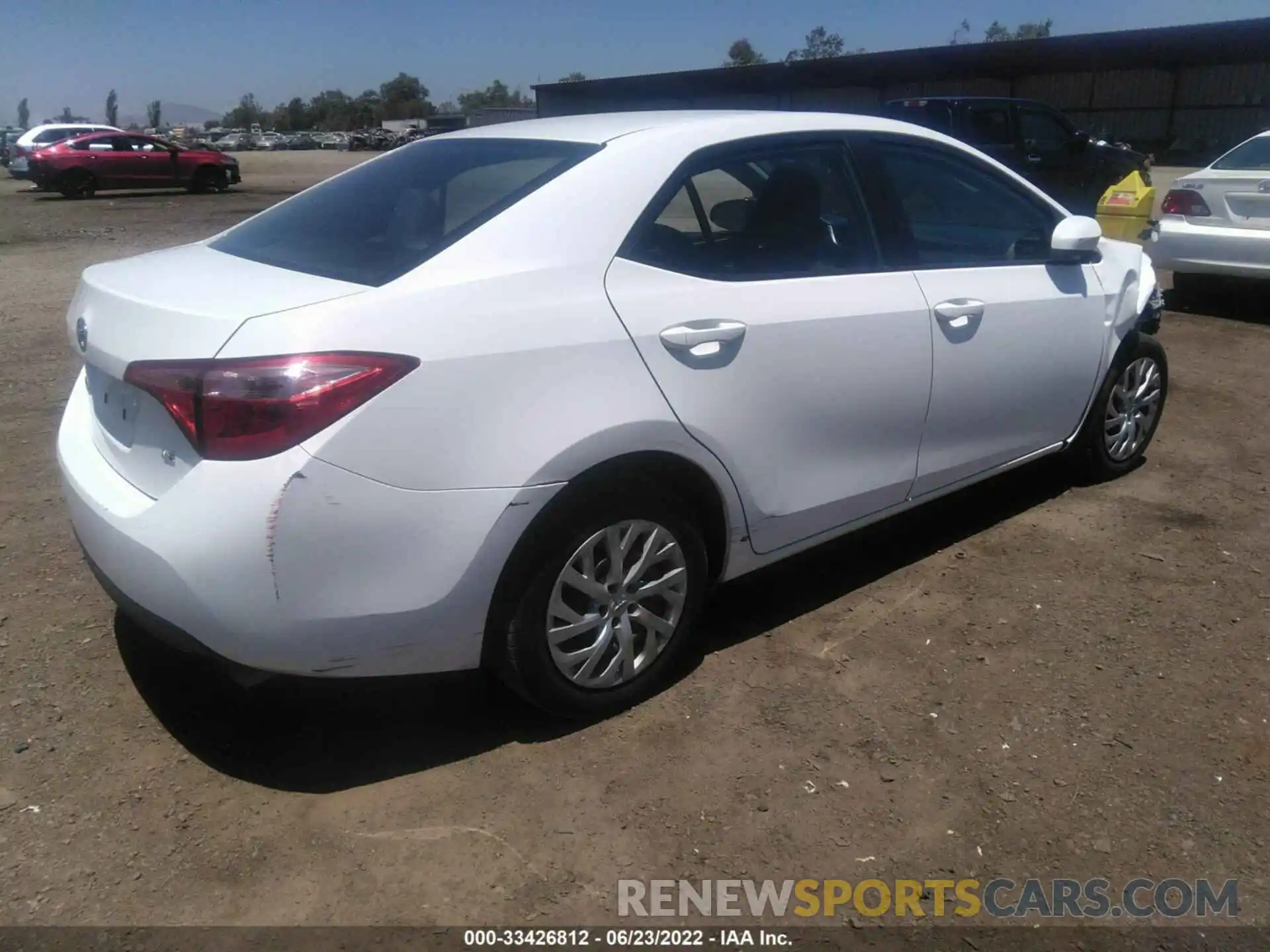 4 Photograph of a damaged car 5YFBURHE1KP872777 TOYOTA COROLLA 2019