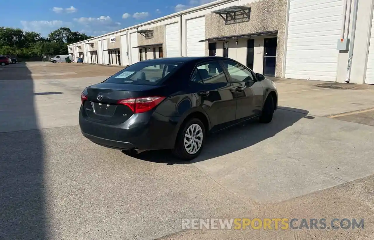 4 Photograph of a damaged car 5YFBURHE1KP874979 TOYOTA COROLLA 2019