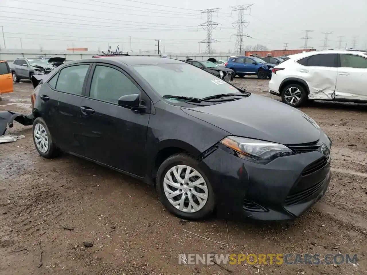 4 Photograph of a damaged car 5YFBURHE1KP876165 TOYOTA COROLLA 2019