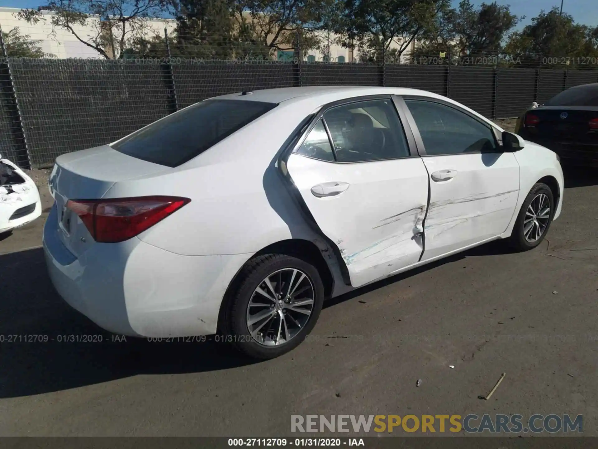 4 Photograph of a damaged car 5YFBURHE1KP876506 TOYOTA COROLLA 2019