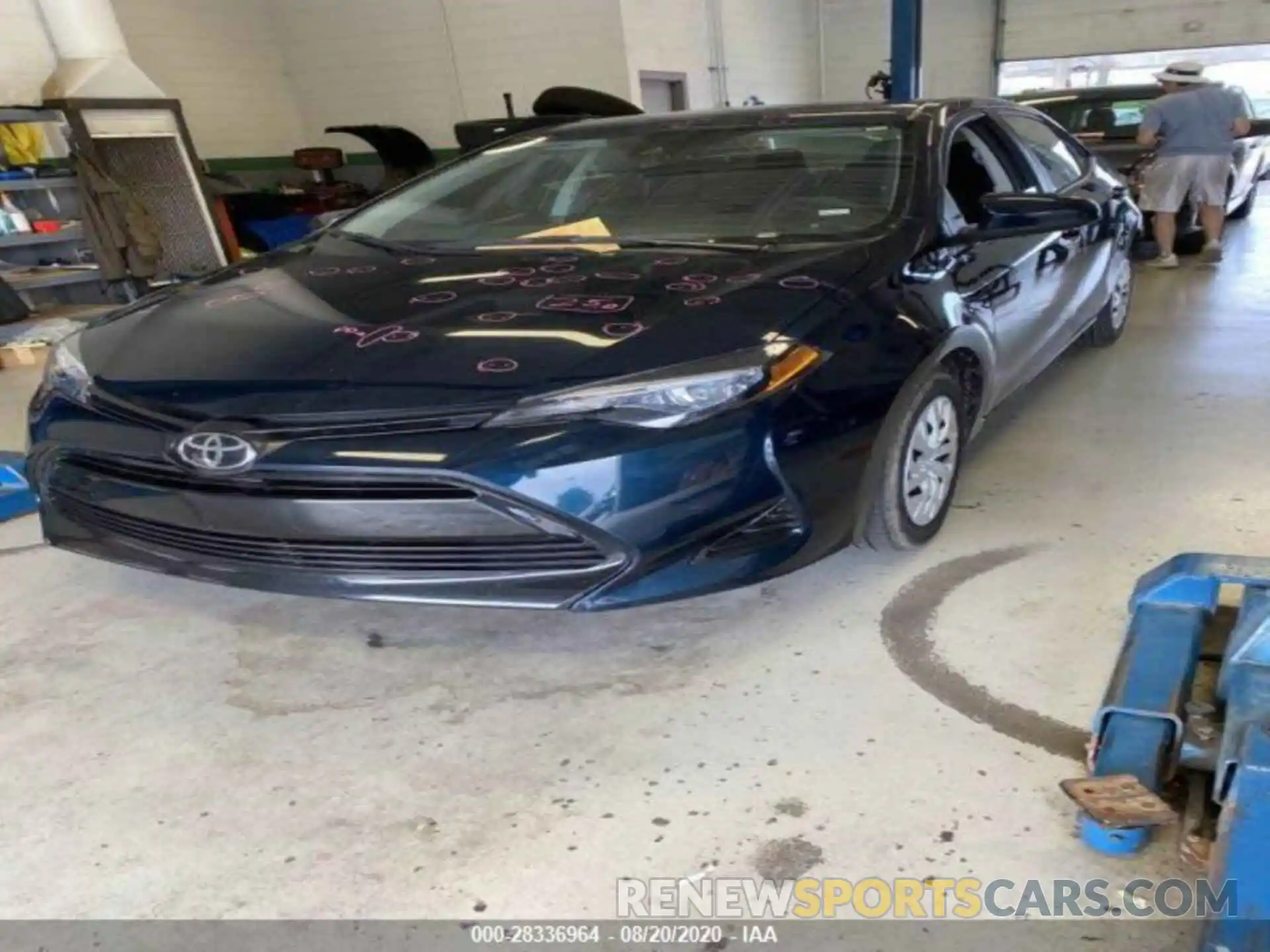 1 Photograph of a damaged car 5YFBURHE1KP877509 TOYOTA COROLLA 2019