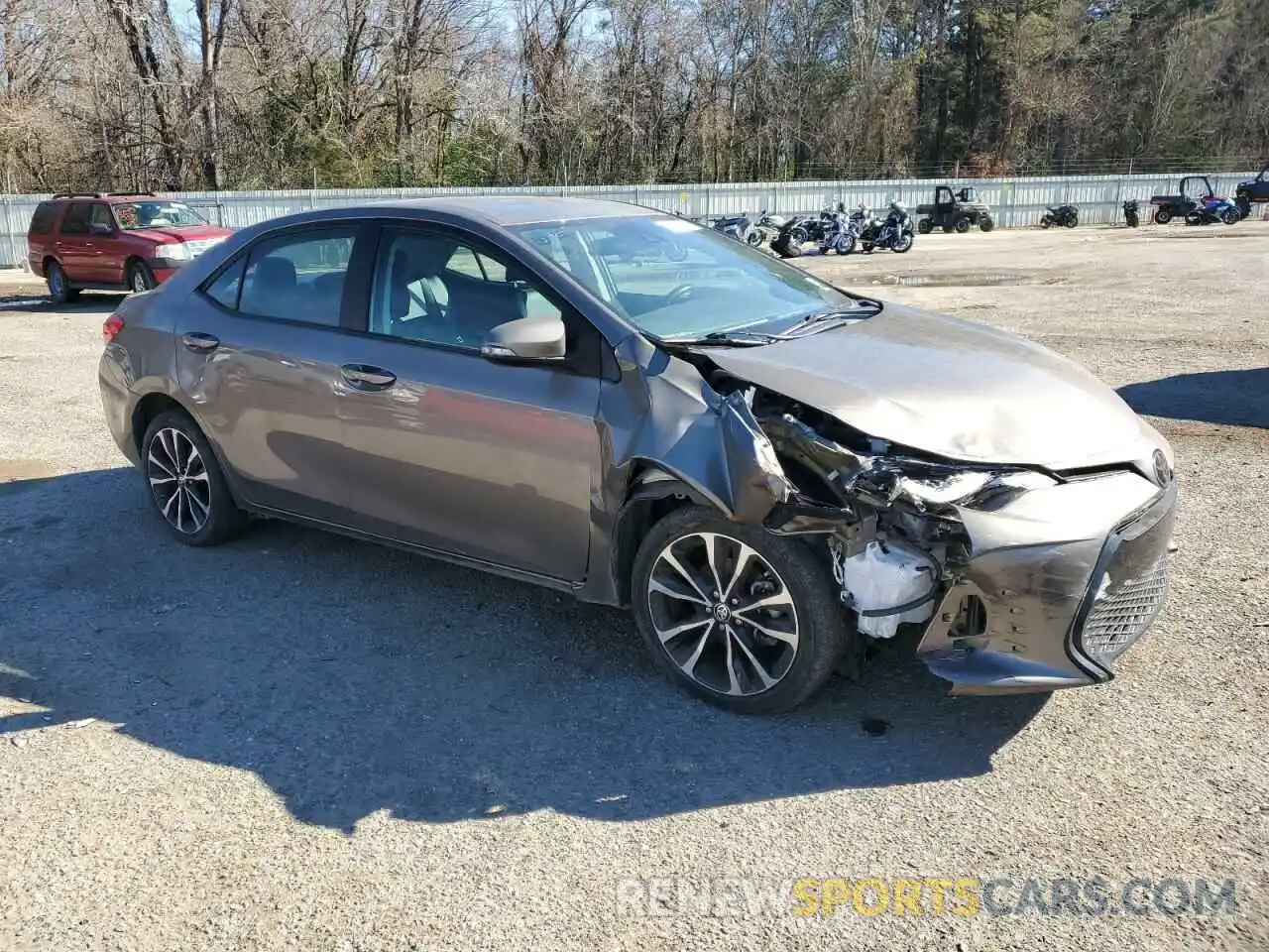 4 Photograph of a damaged car 5YFBURHE1KP877980 TOYOTA COROLLA 2019