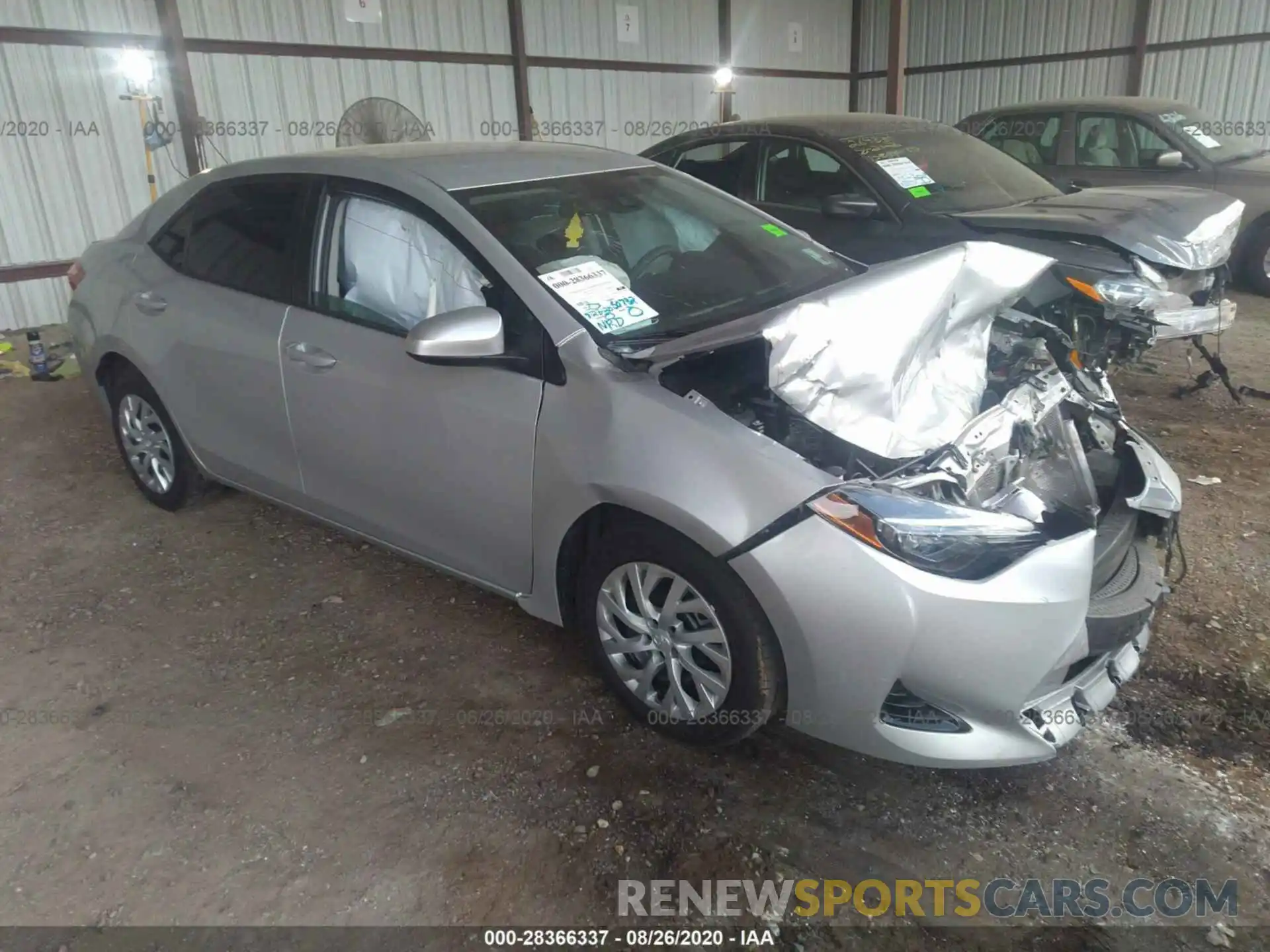 1 Photograph of a damaged car 5YFBURHE1KP878725 TOYOTA COROLLA 2019