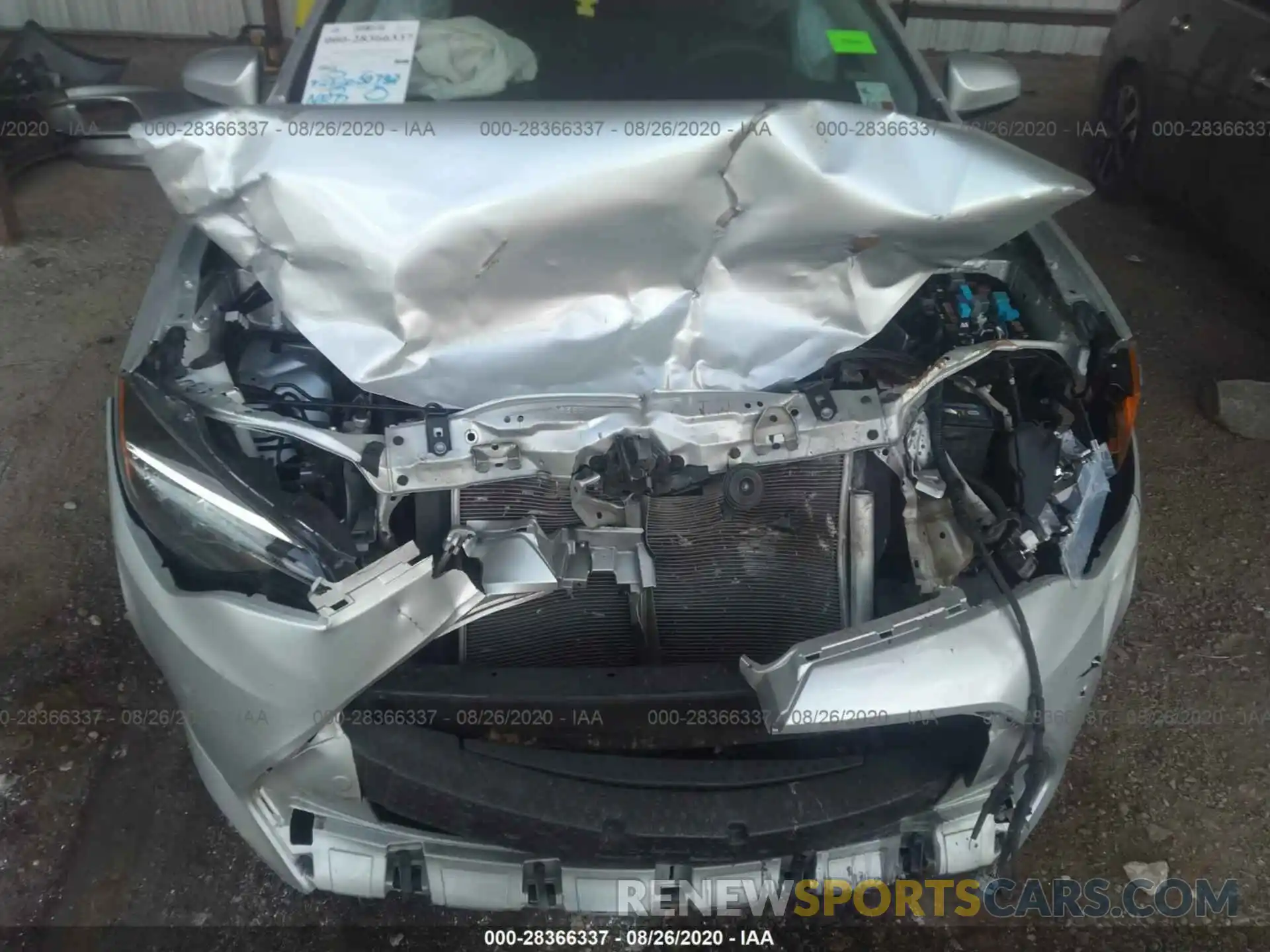 10 Photograph of a damaged car 5YFBURHE1KP878725 TOYOTA COROLLA 2019