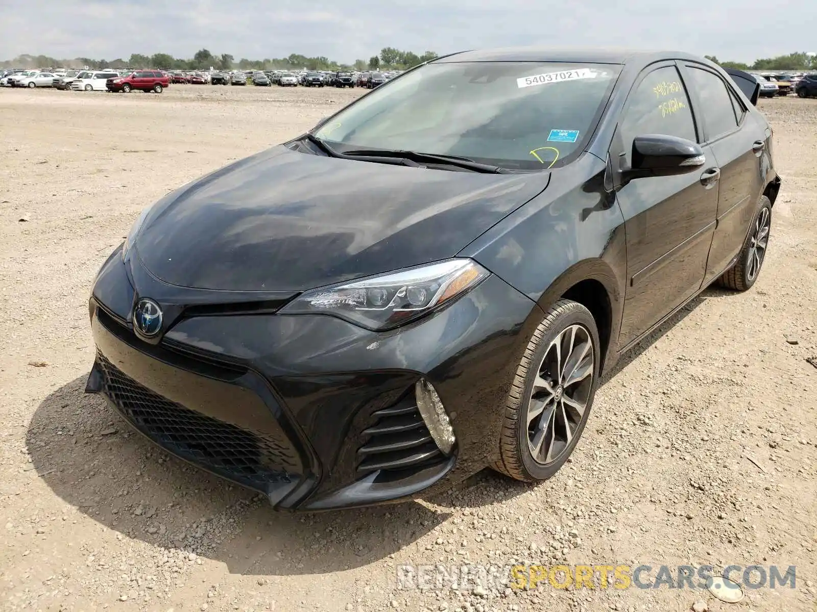 2 Photograph of a damaged car 5YFBURHE1KP879812 TOYOTA COROLLA 2019