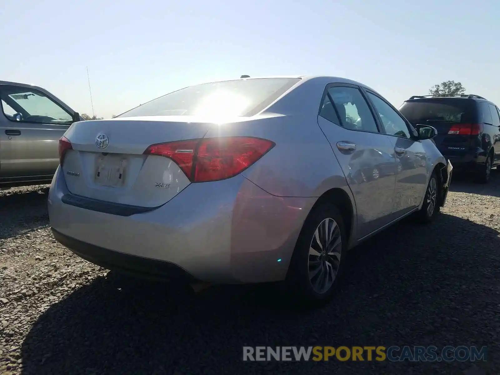 4 Photograph of a damaged car 5YFBURHE1KP879938 TOYOTA COROLLA 2019