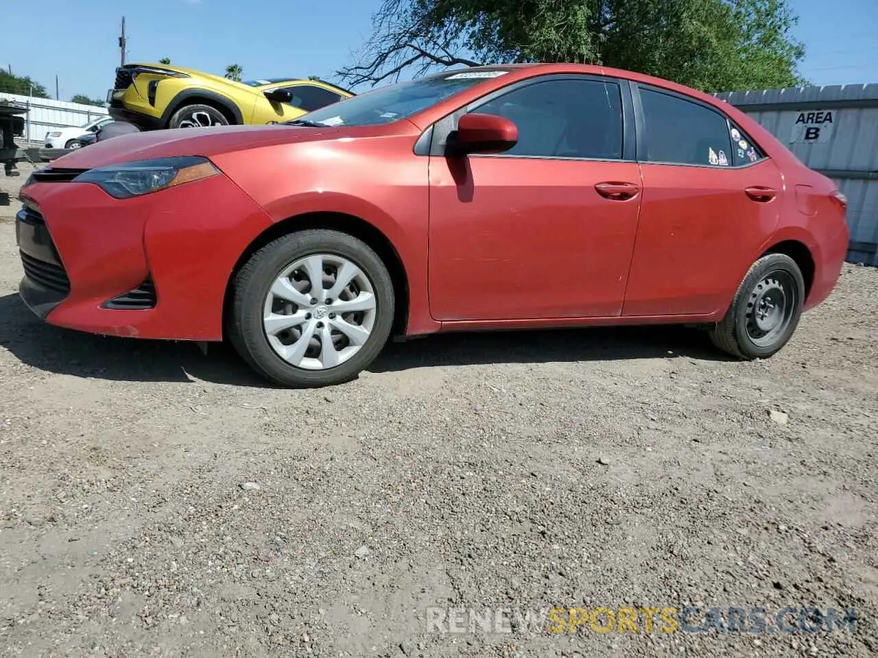 1 Photograph of a damaged car 5YFBURHE1KP880426 TOYOTA COROLLA 2019