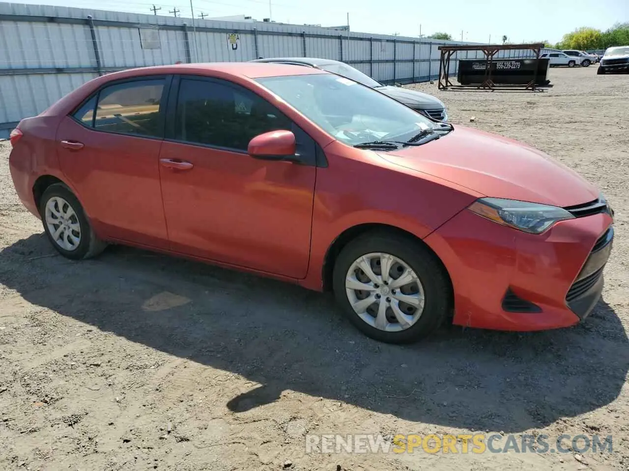 4 Photograph of a damaged car 5YFBURHE1KP880426 TOYOTA COROLLA 2019
