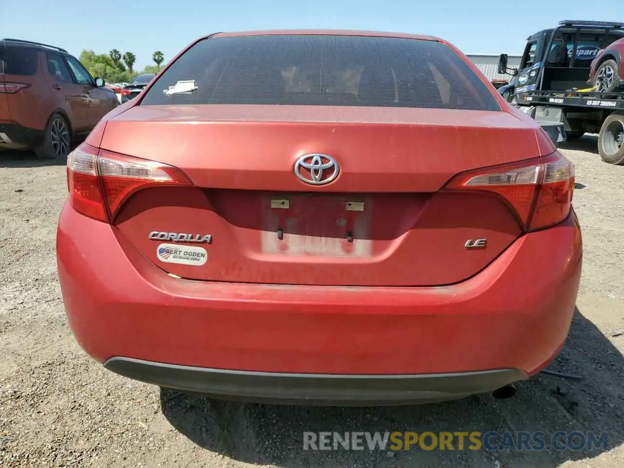 6 Photograph of a damaged car 5YFBURHE1KP880426 TOYOTA COROLLA 2019
